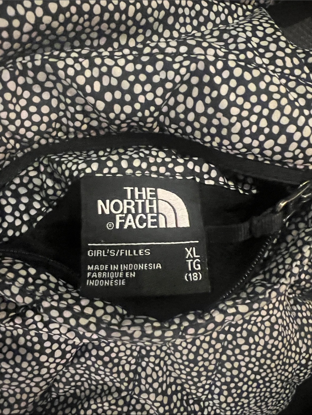 The North Face Black Teddy Fleece Jacket for Kids - Picture 7 of 7